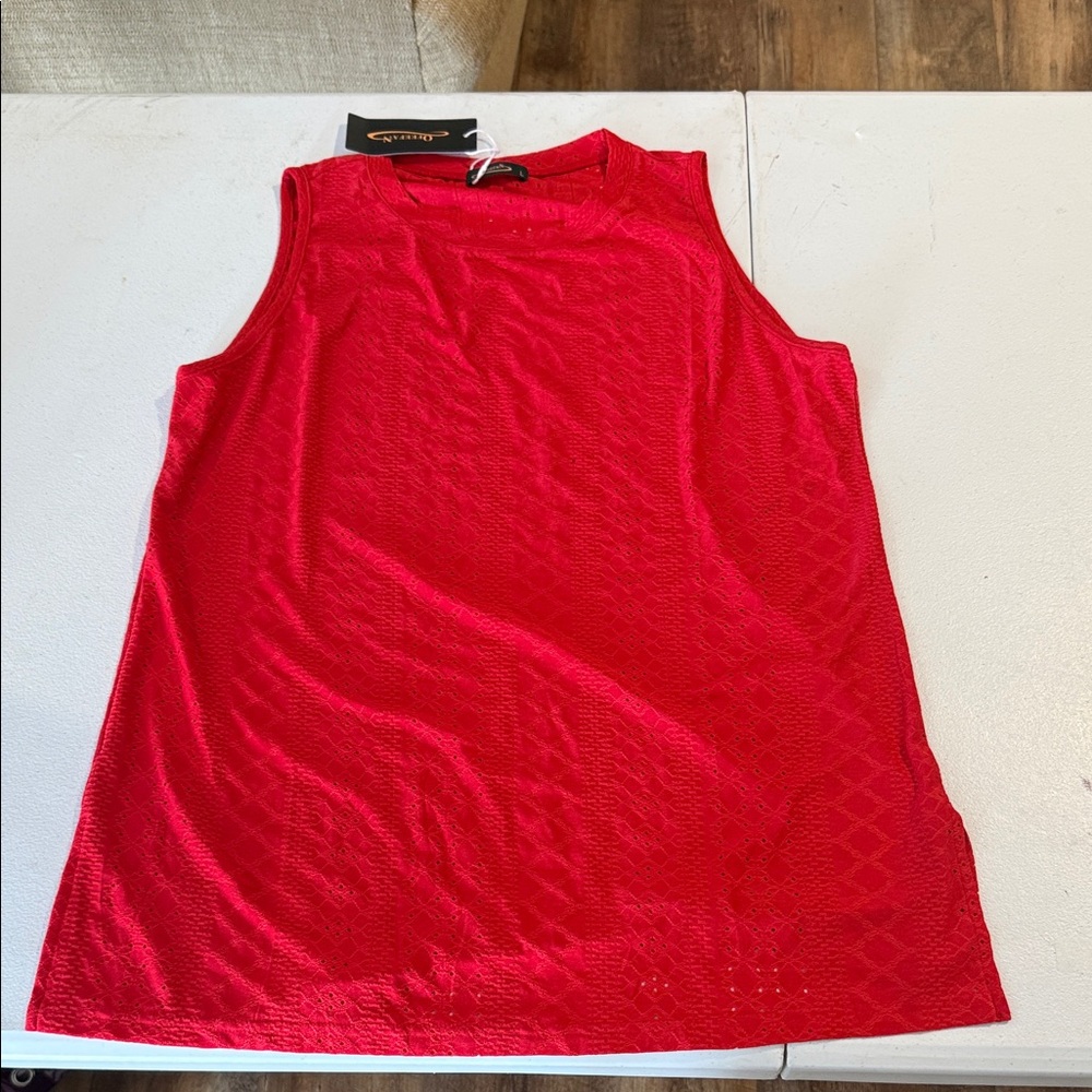 NWT- red tank top